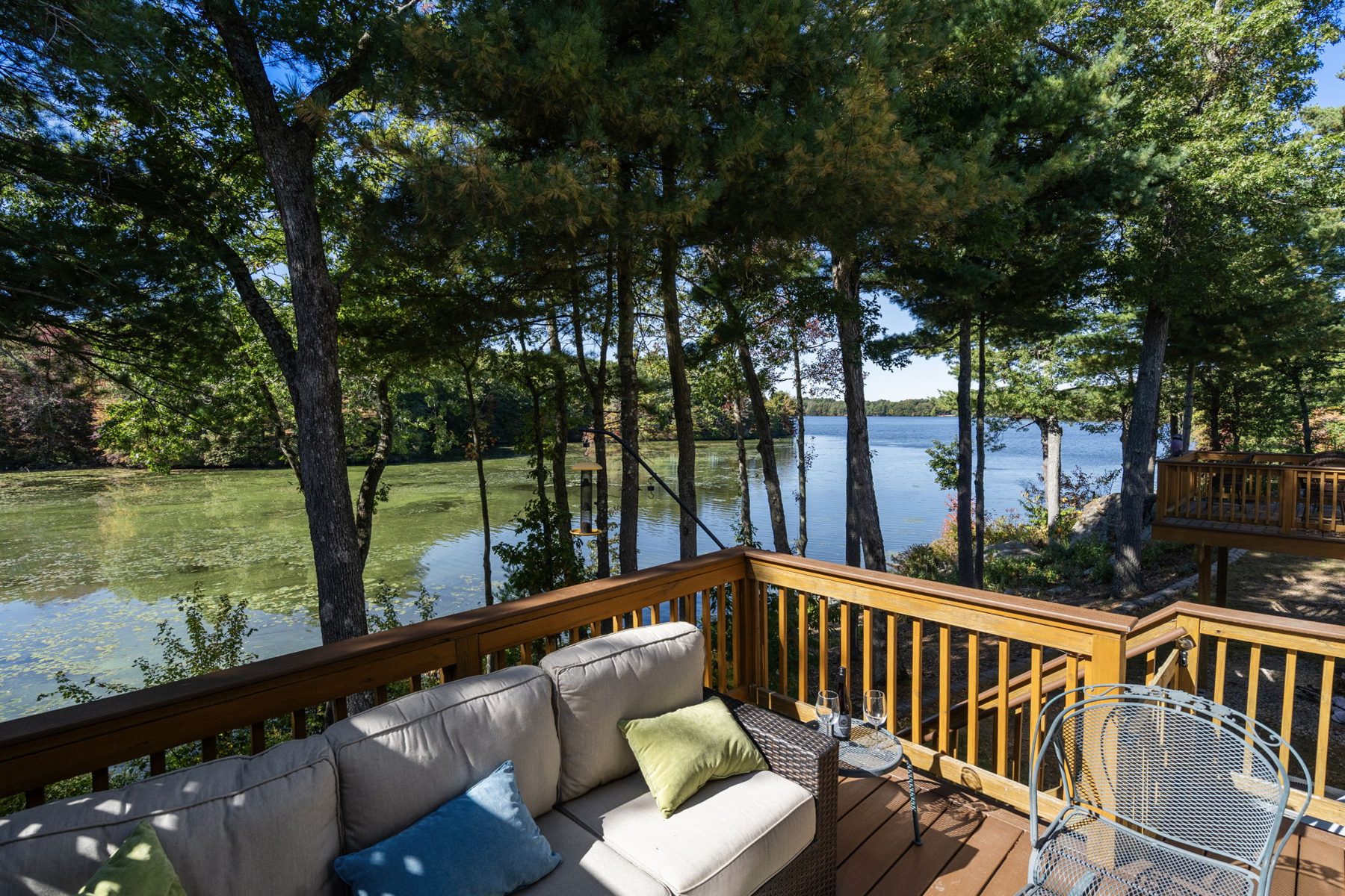 14 Iris Court — deck overlooking Reservoir Pond