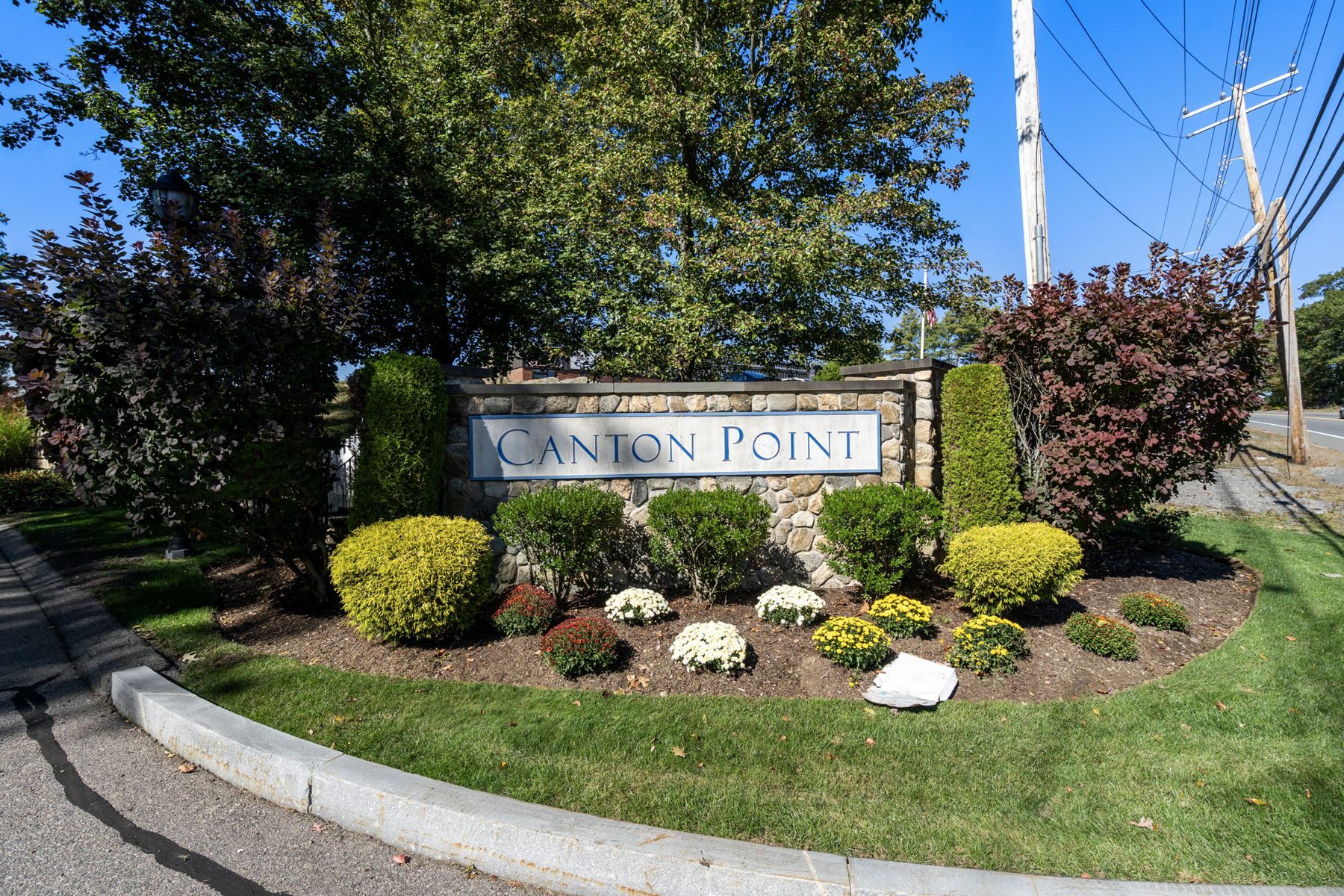 Canton Point entrance in Canton, Massachusetts