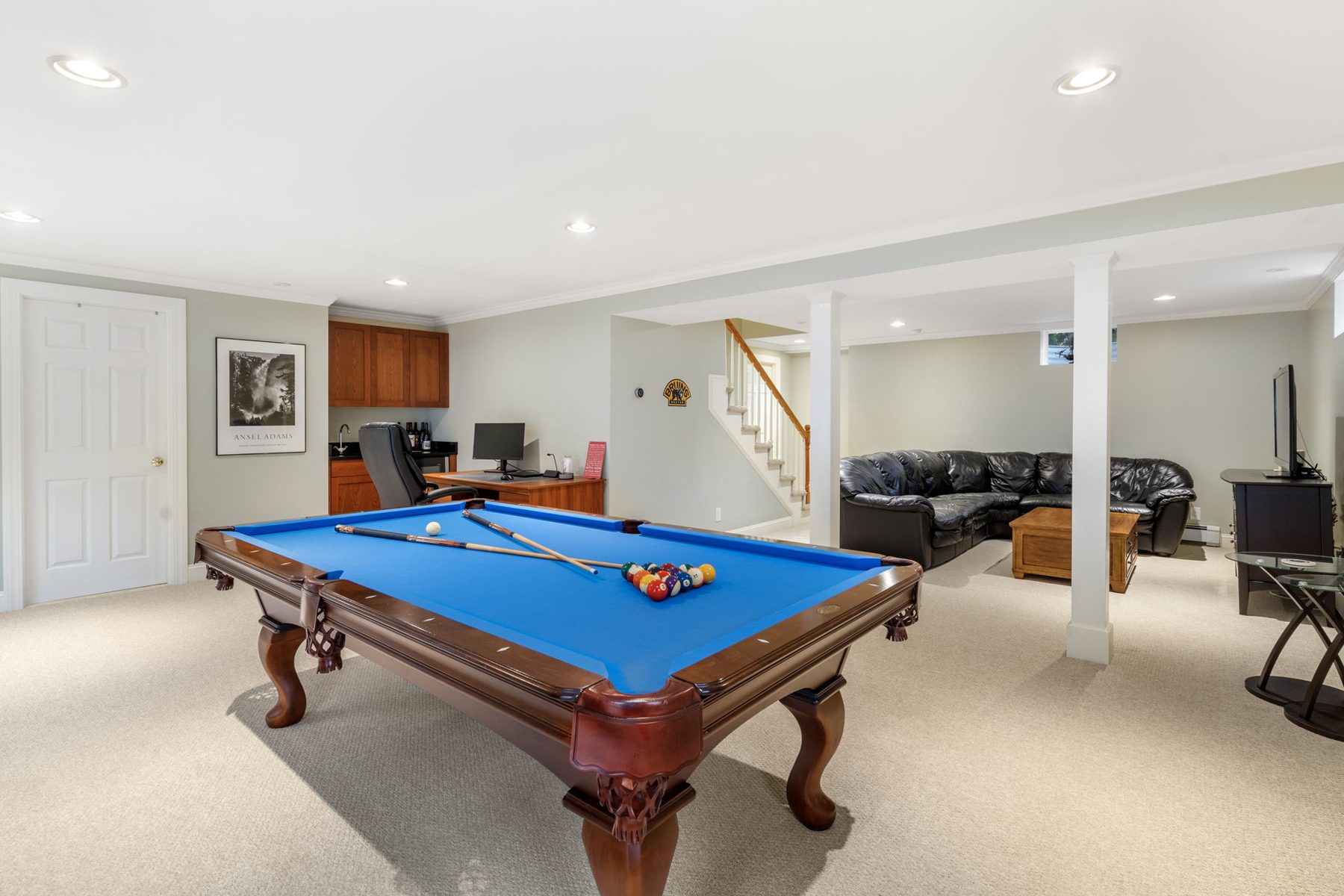 2 Chapman Knoll in Canton — finished lower-level game room