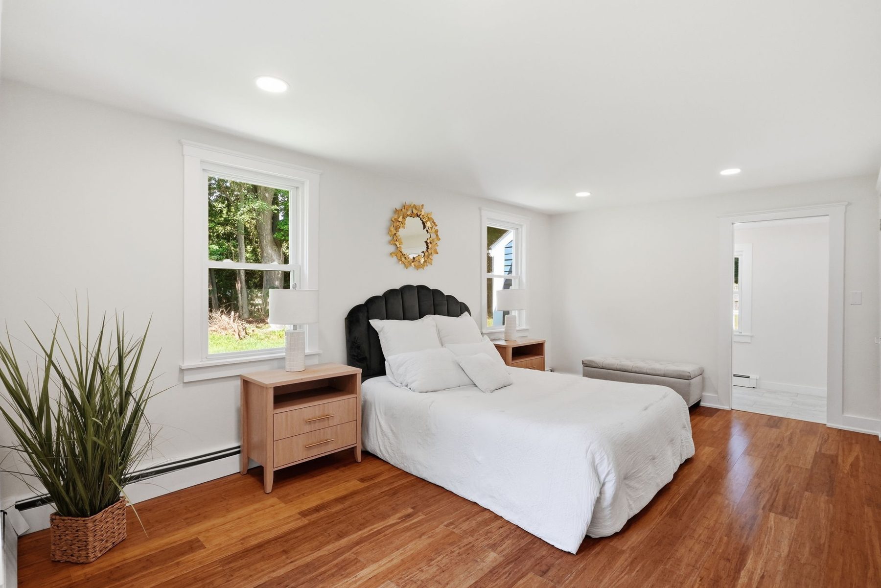 8 Pemberton Road, Wayland — First-floor bedroom with en-suite bath